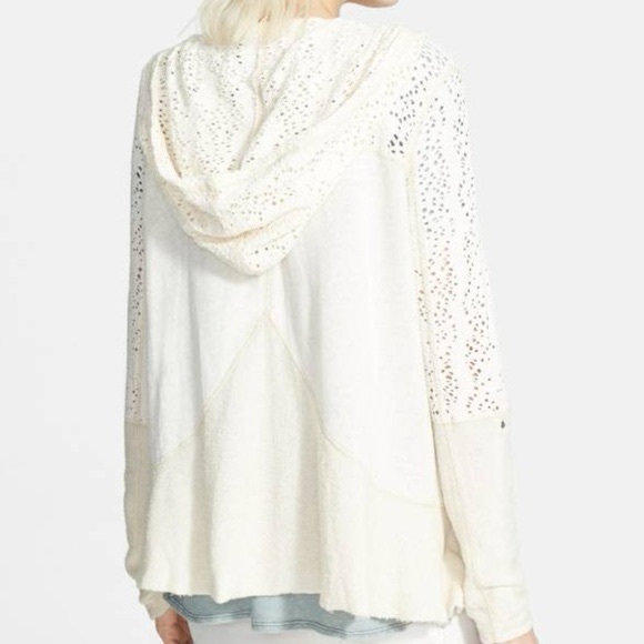 FREE PEOPLE | Oversized Asymmetrical Wrap Hoodie - Picture 6 of 8